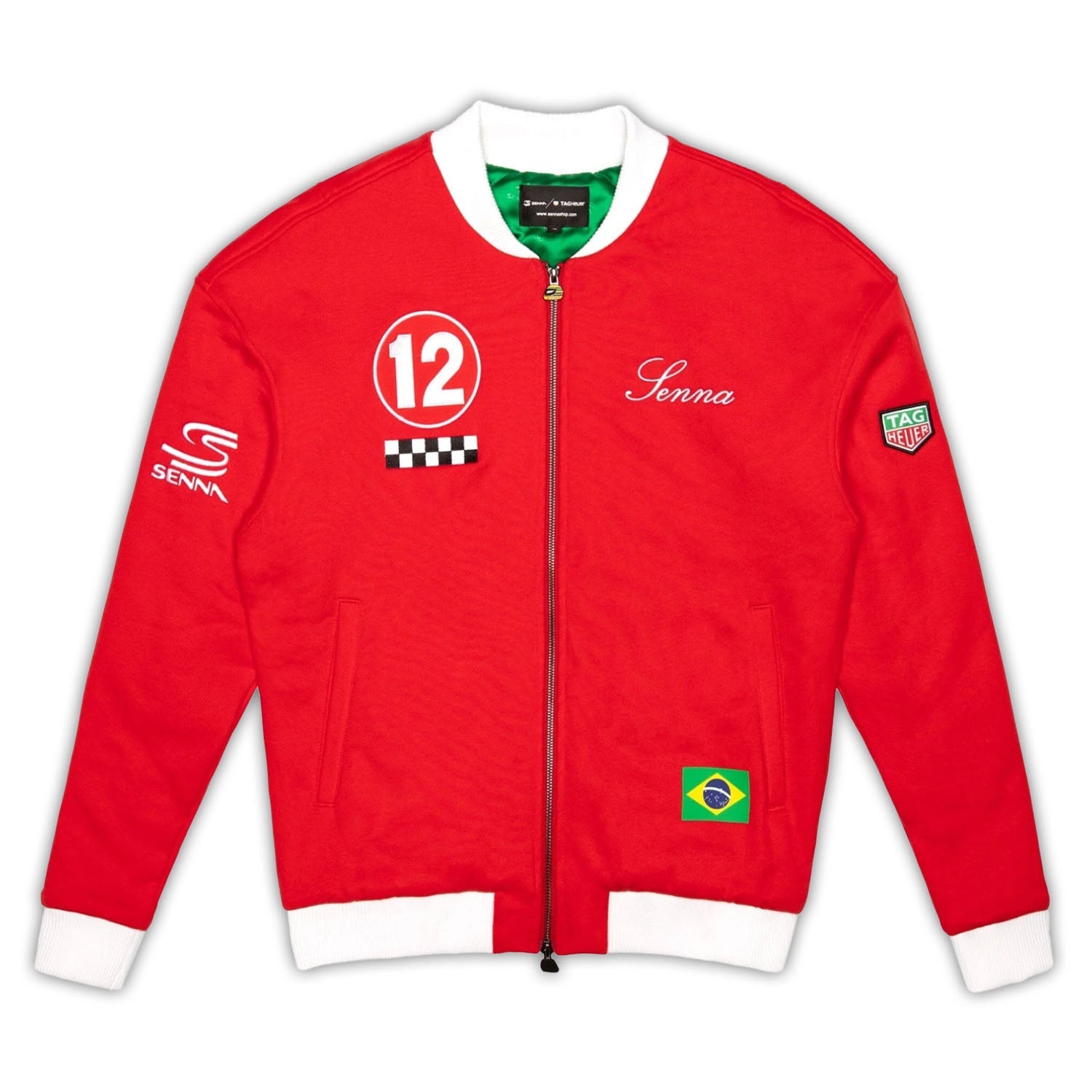 Tag Heuer X Senna Varsity Jacket