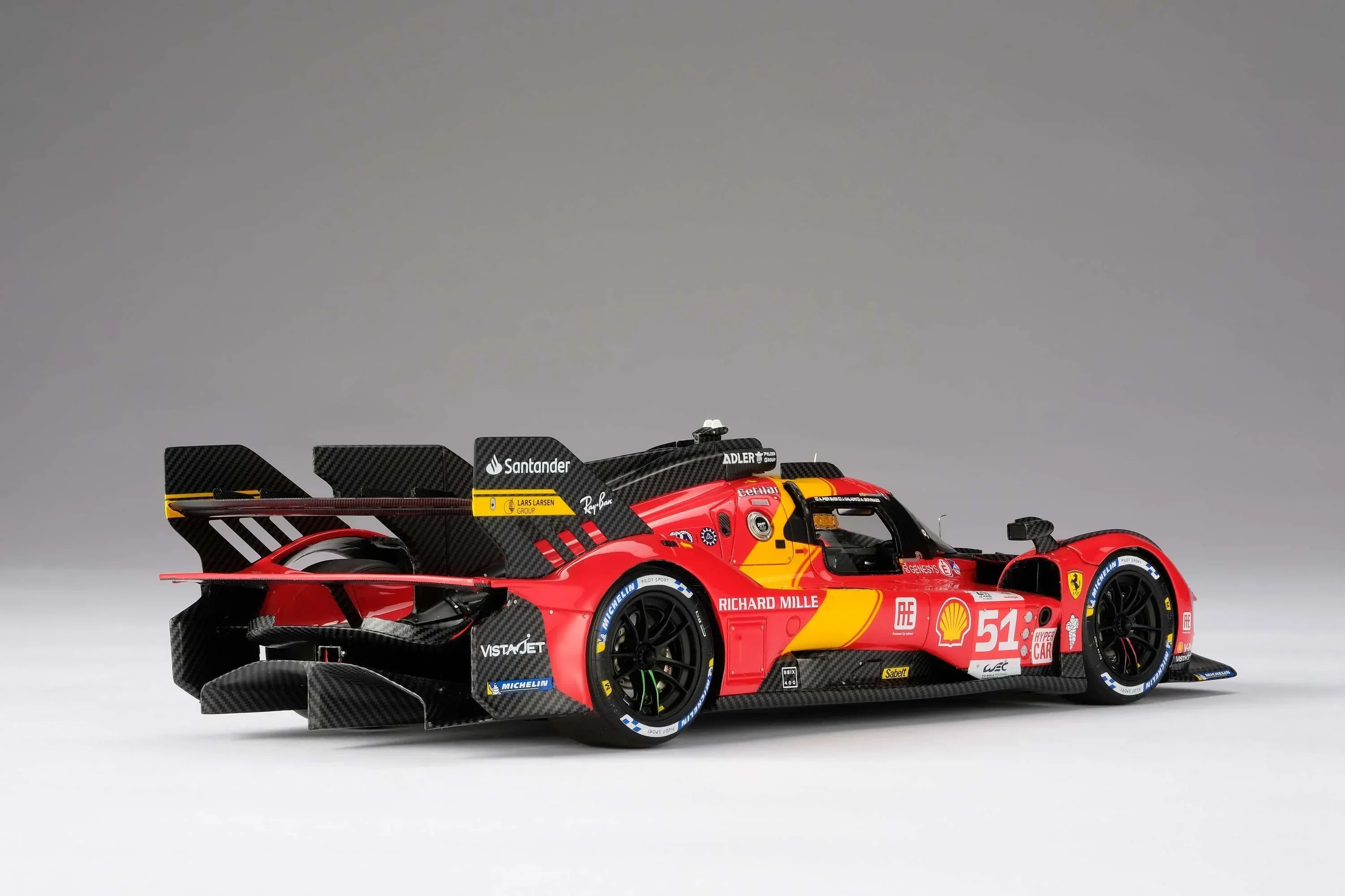 Ferrari 499P 2023 Le Mans Winner 1:18 Amalgam Car Model