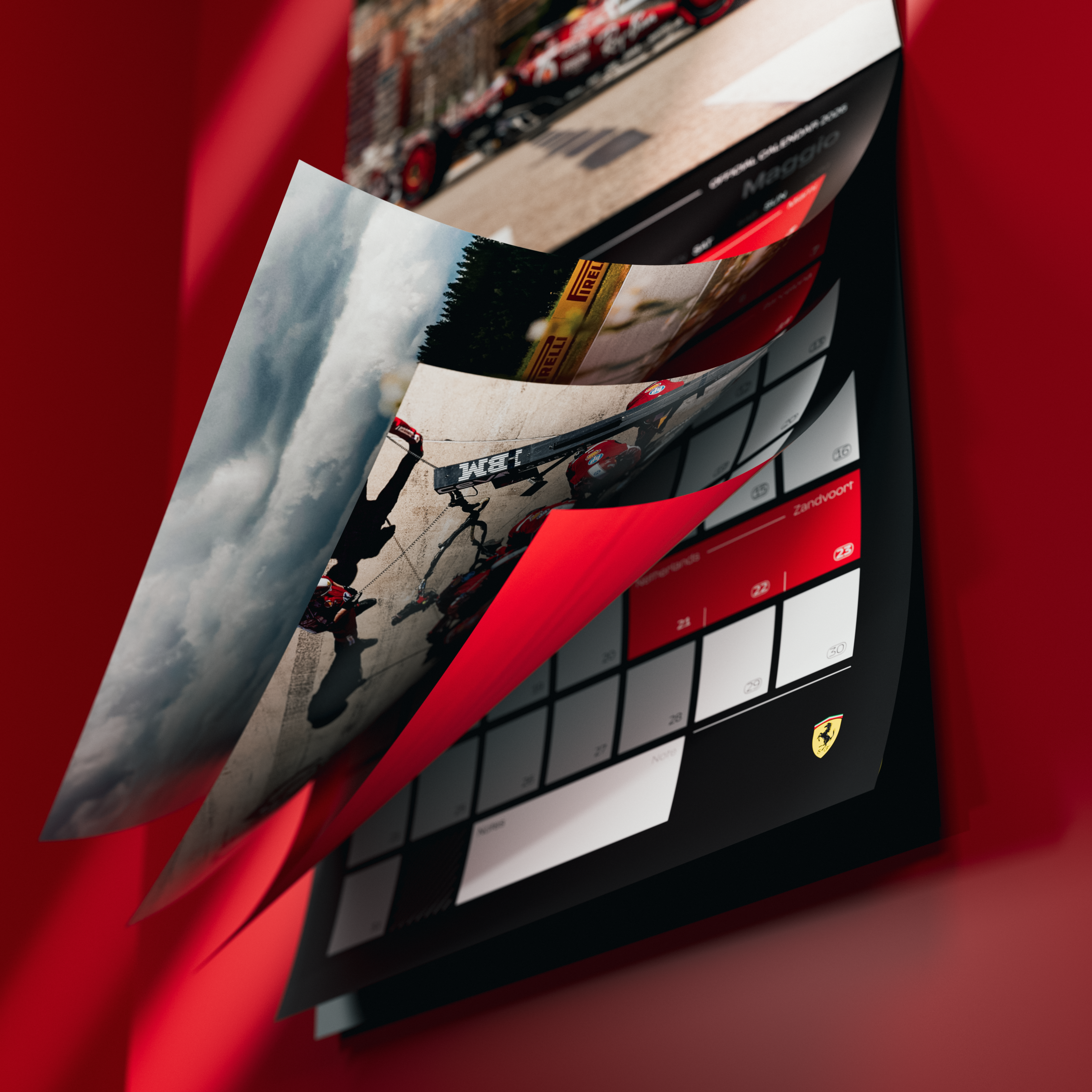 Official 2026 Scuderia Ferrari HP Wall Calendar