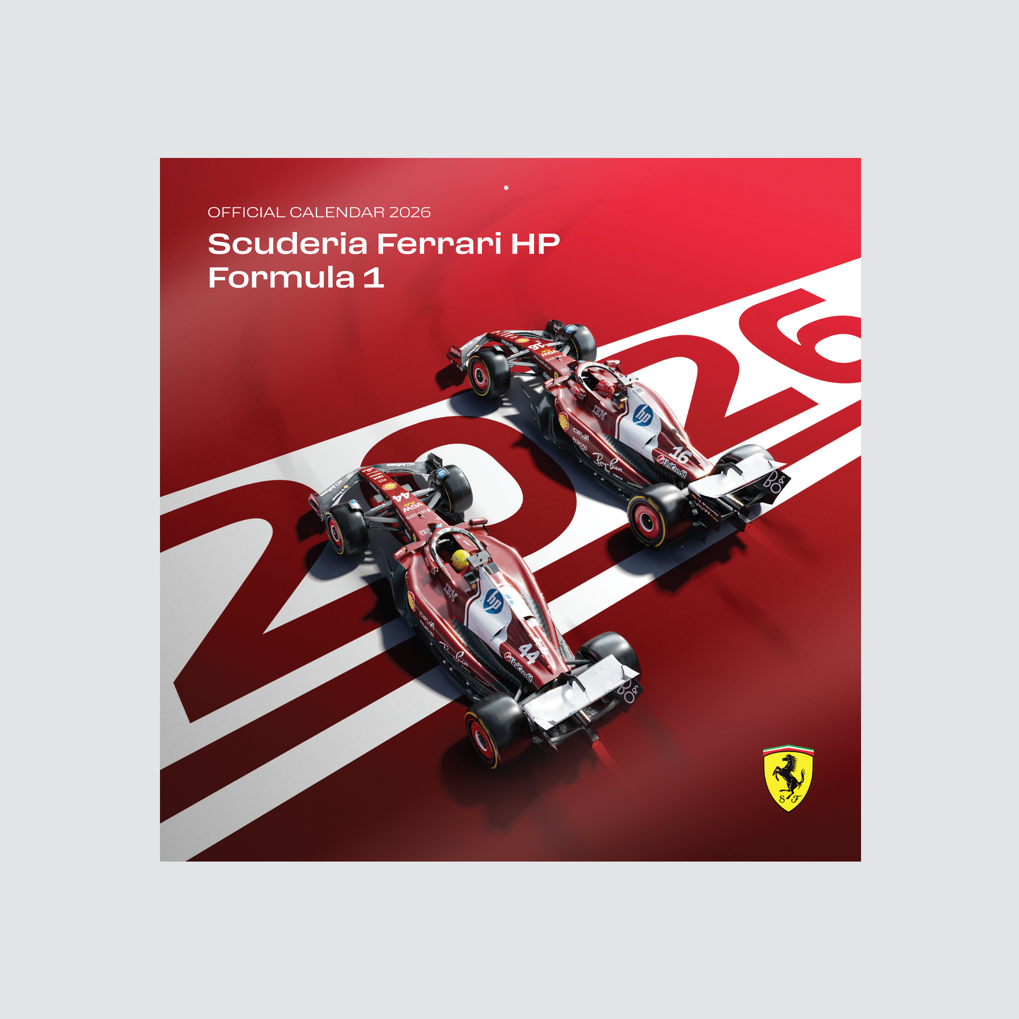 Official 2026 Scuderia Ferrari HP Wall Calendar