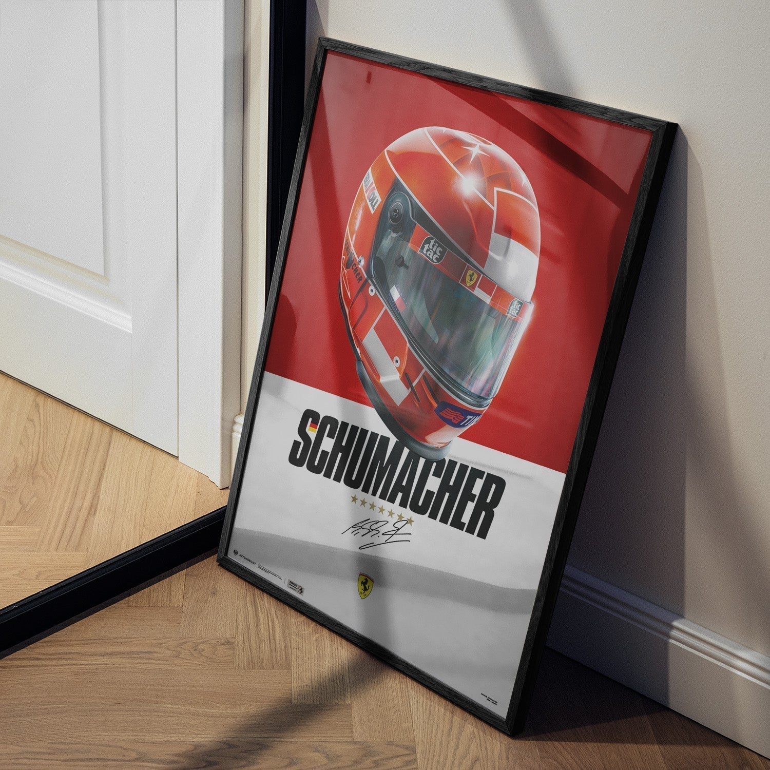 Michael Schumacher Helmet | Poster | Large