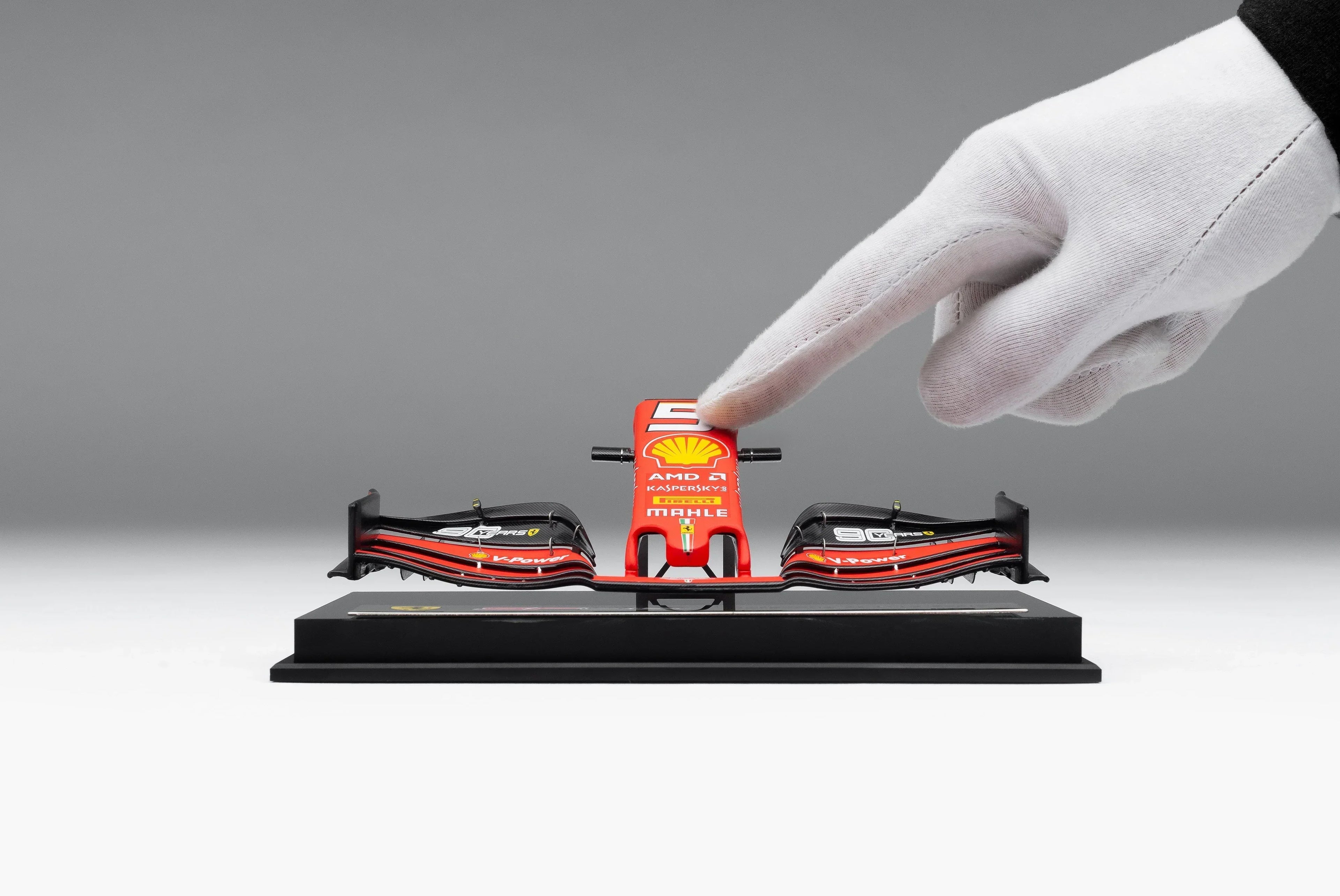 SF90 Sebastian Vettel Front Wing Season Amalgam 1:12 Nosecone