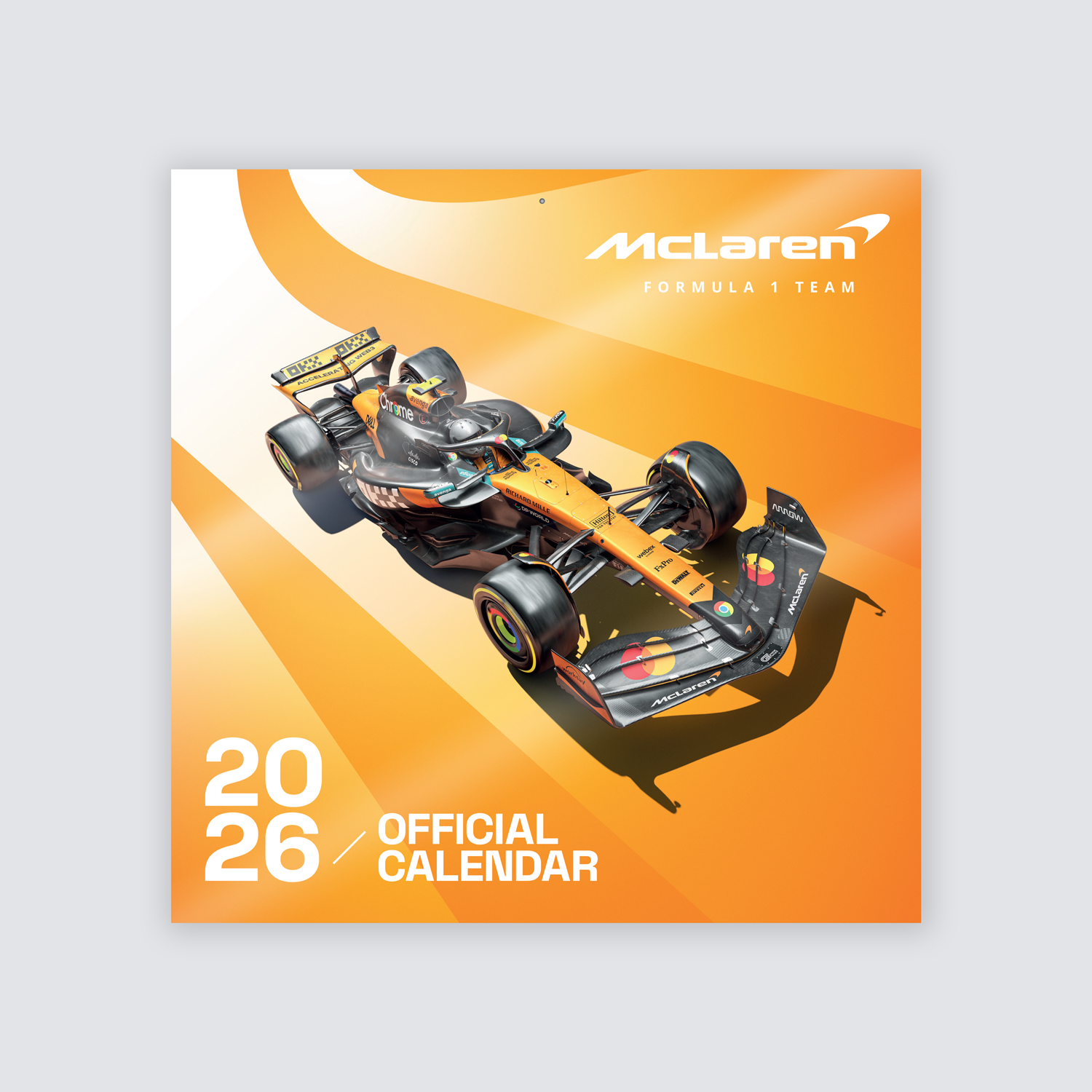 Official 2026 McLaren F1 Wall Calendar