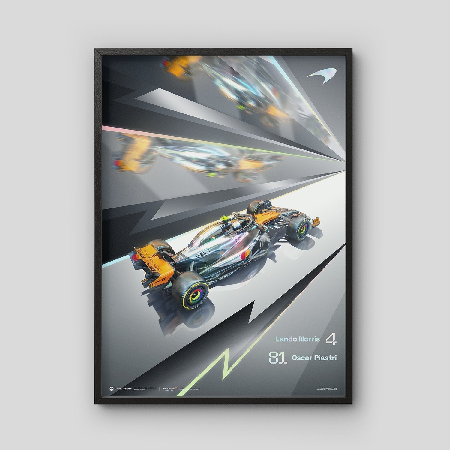 McLaren Formula 1 Team Chrome Livery British Grand Prix 2025 | Large