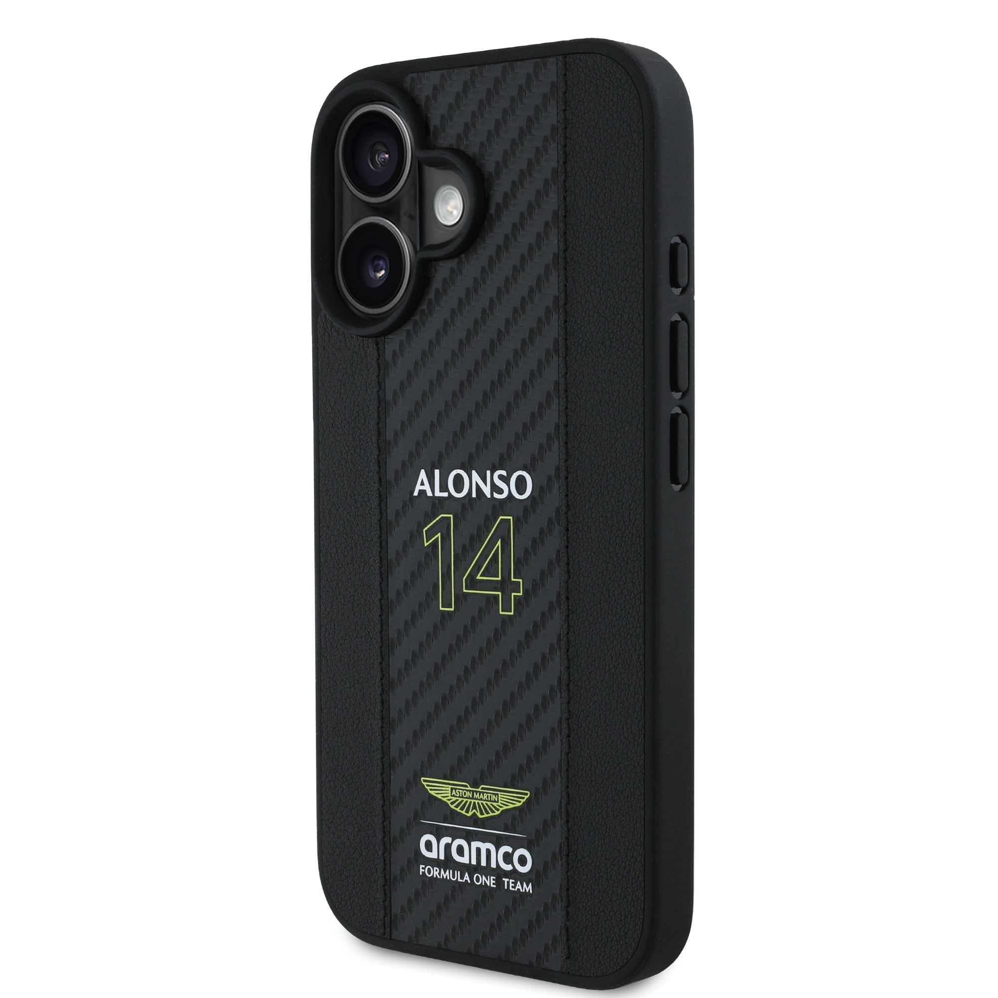 Alonso iPhone Case with Carbon Fiber Stripe