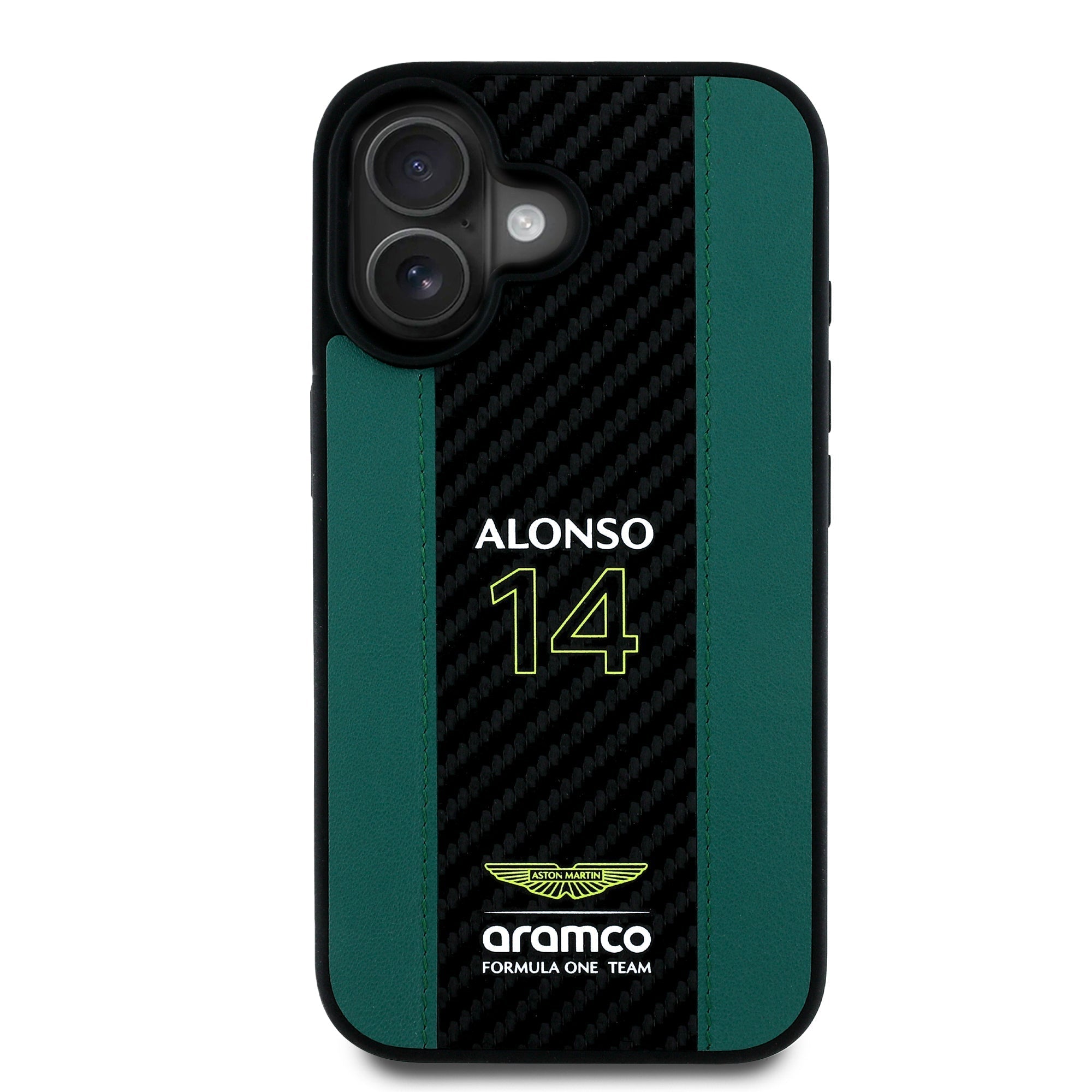 Alonso iPhone Case with Carbon Fiber Stripe