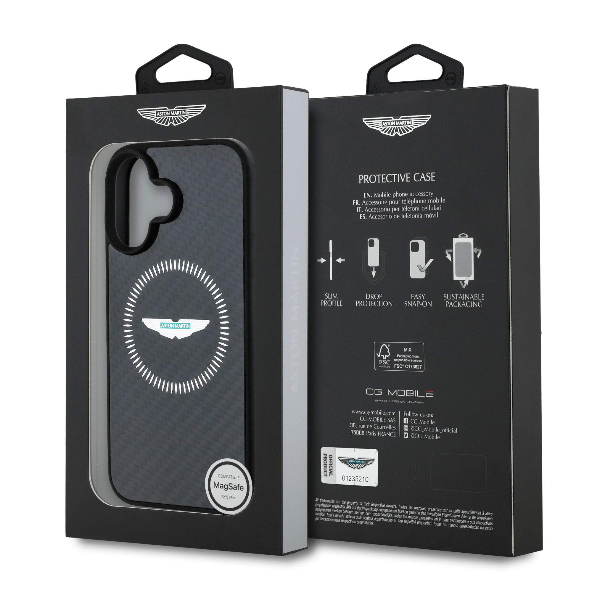 Carbon Fiber Counter Design iPhone Case