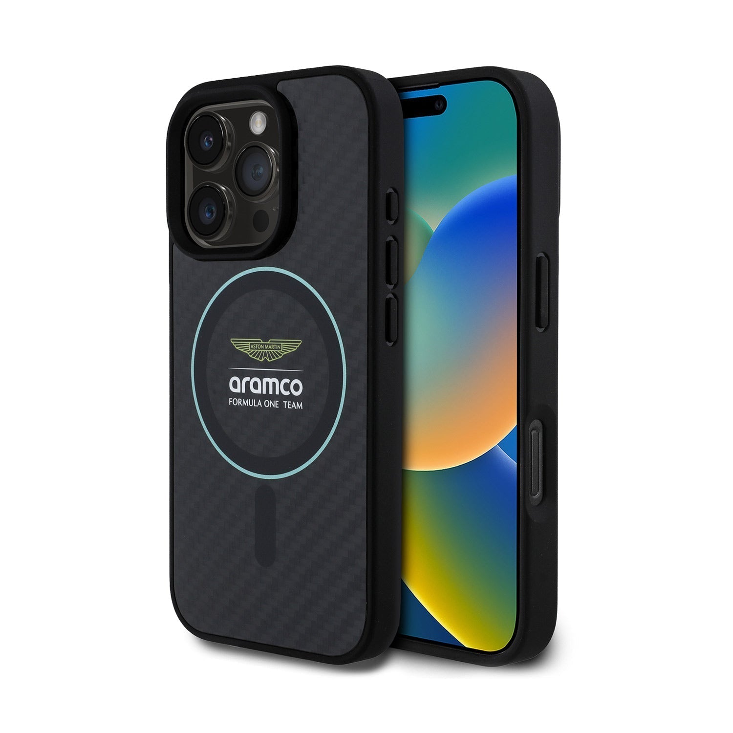 Real Carbon AMF1 Logo iPhone Case