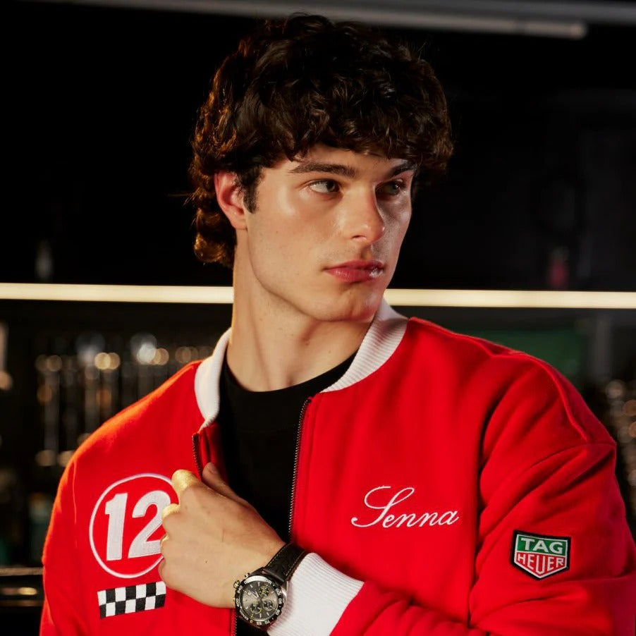 Tag Heuer X Senna Varsity Jacket