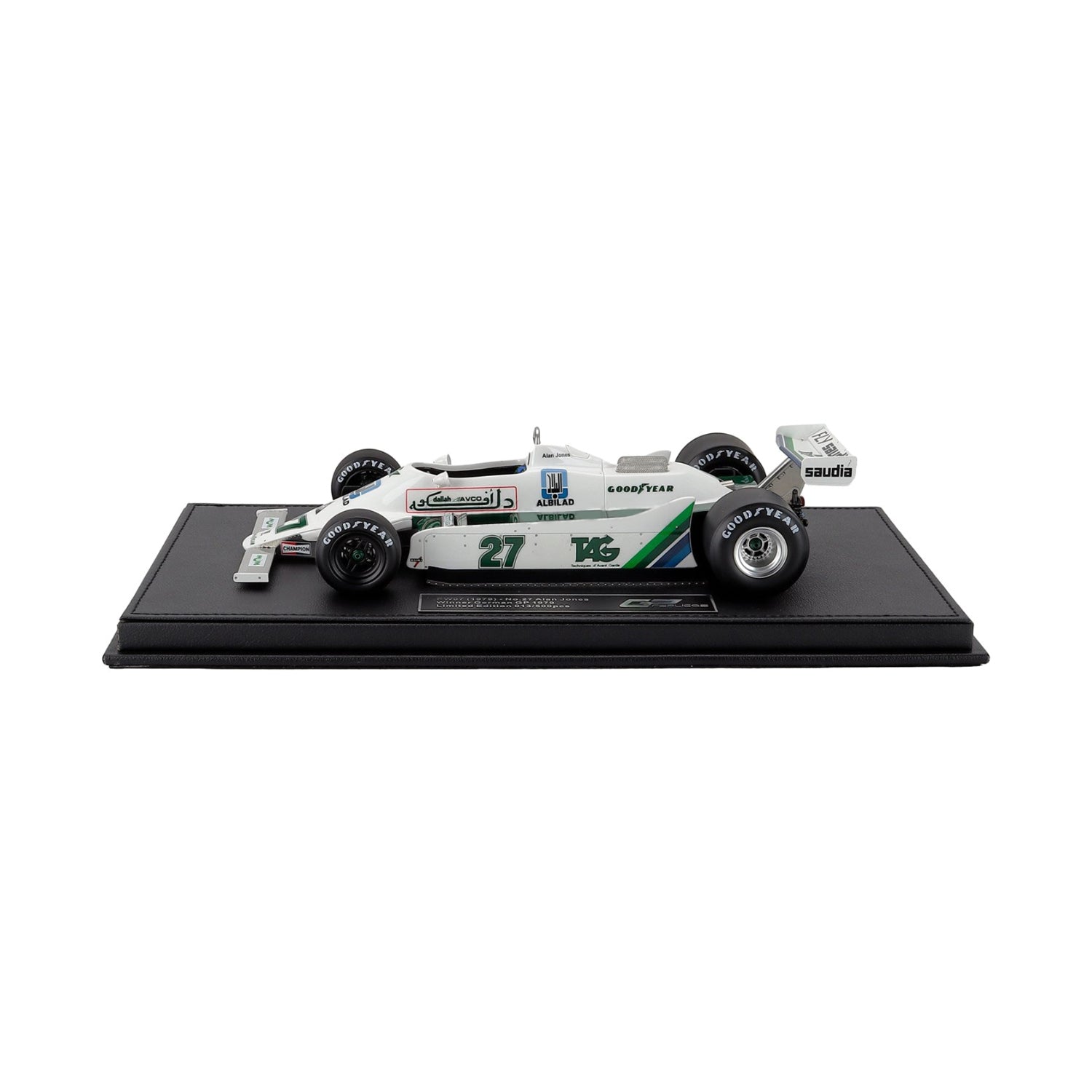 Alan Jones FW07 1979 Fly Saudia World Champion 1:18 Car Model