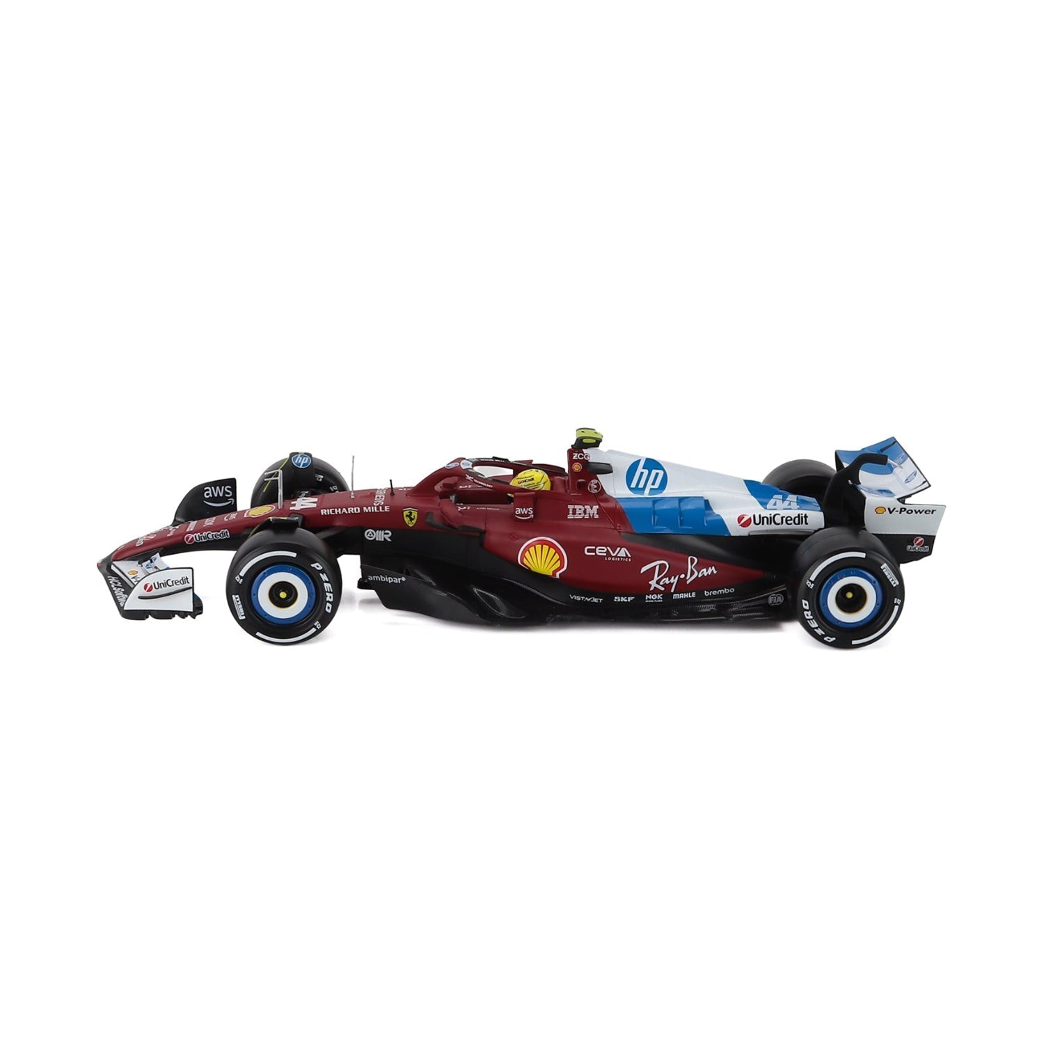 #44 Hamilton SF-25 Miami GP 2025 1:18 Car Model
