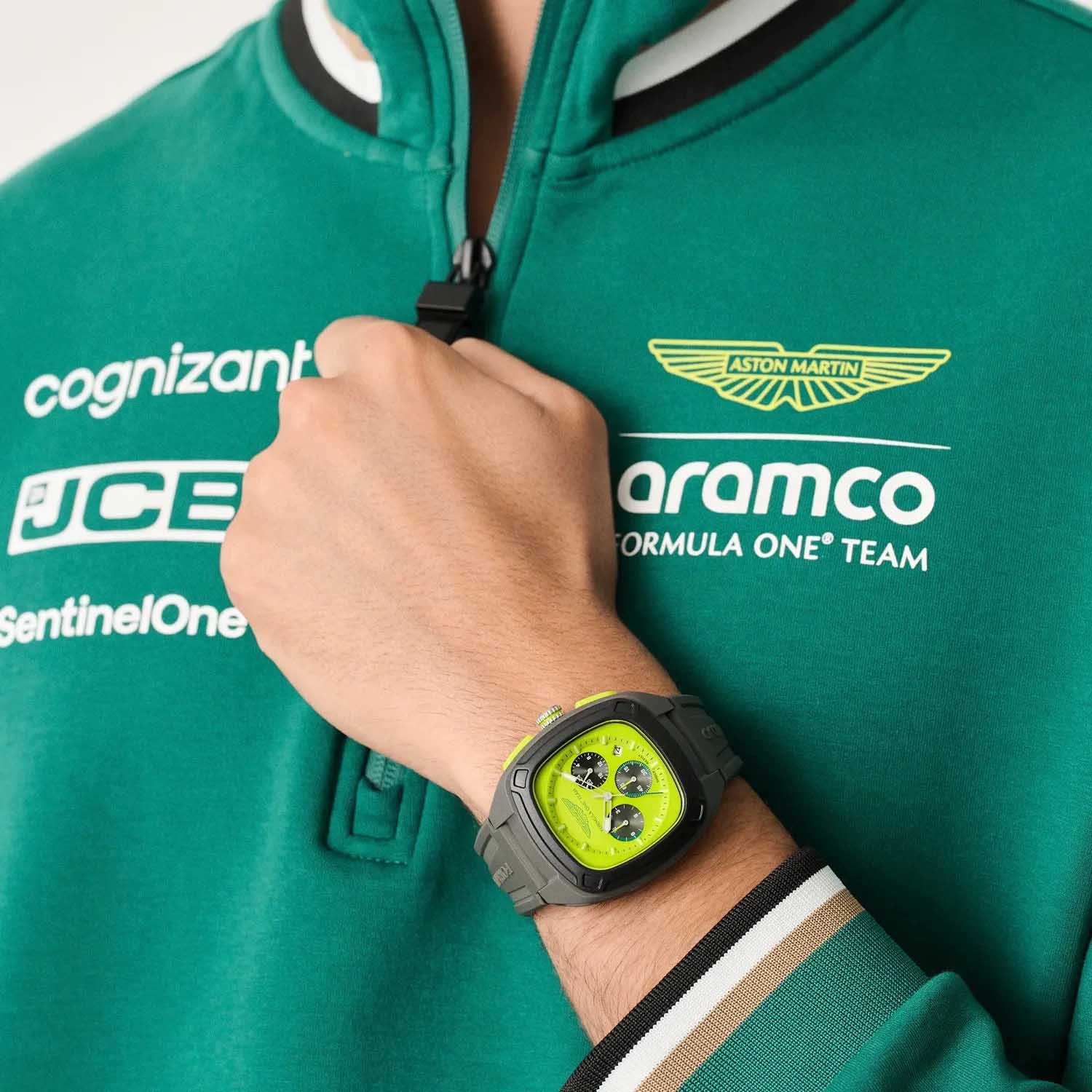 OVR Grey Silicone Strap Watch