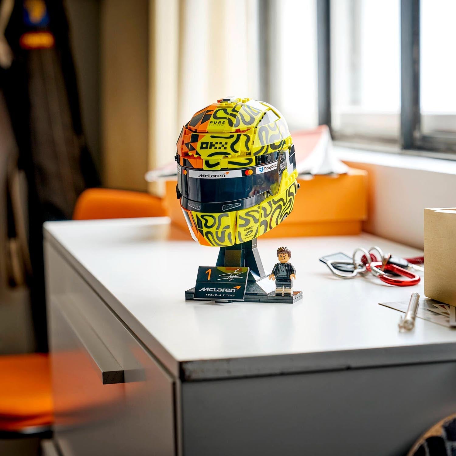 #4 Norris McLaren F1 LEGO Helmet
