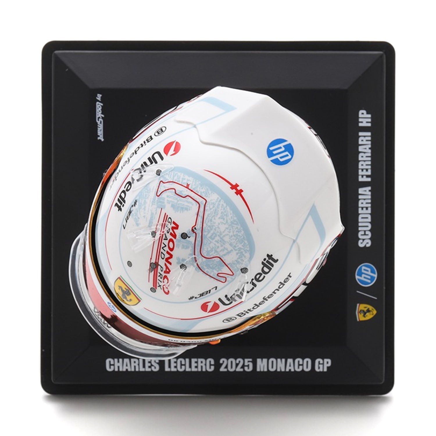 #16 Leclerc Monaco GP 2025 1:5 Mini Helmet