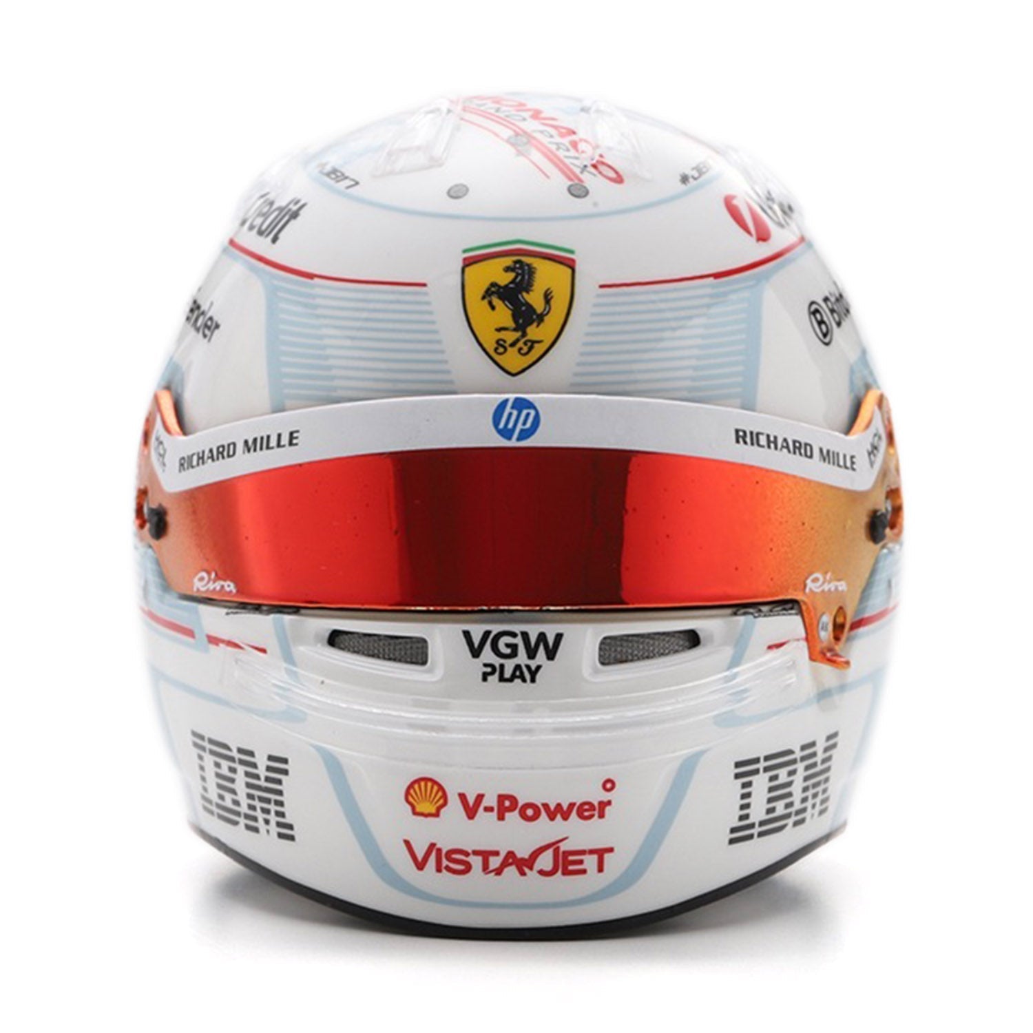 #16 Leclerc Monaco GP 2025 1:5 Mini Helmet
