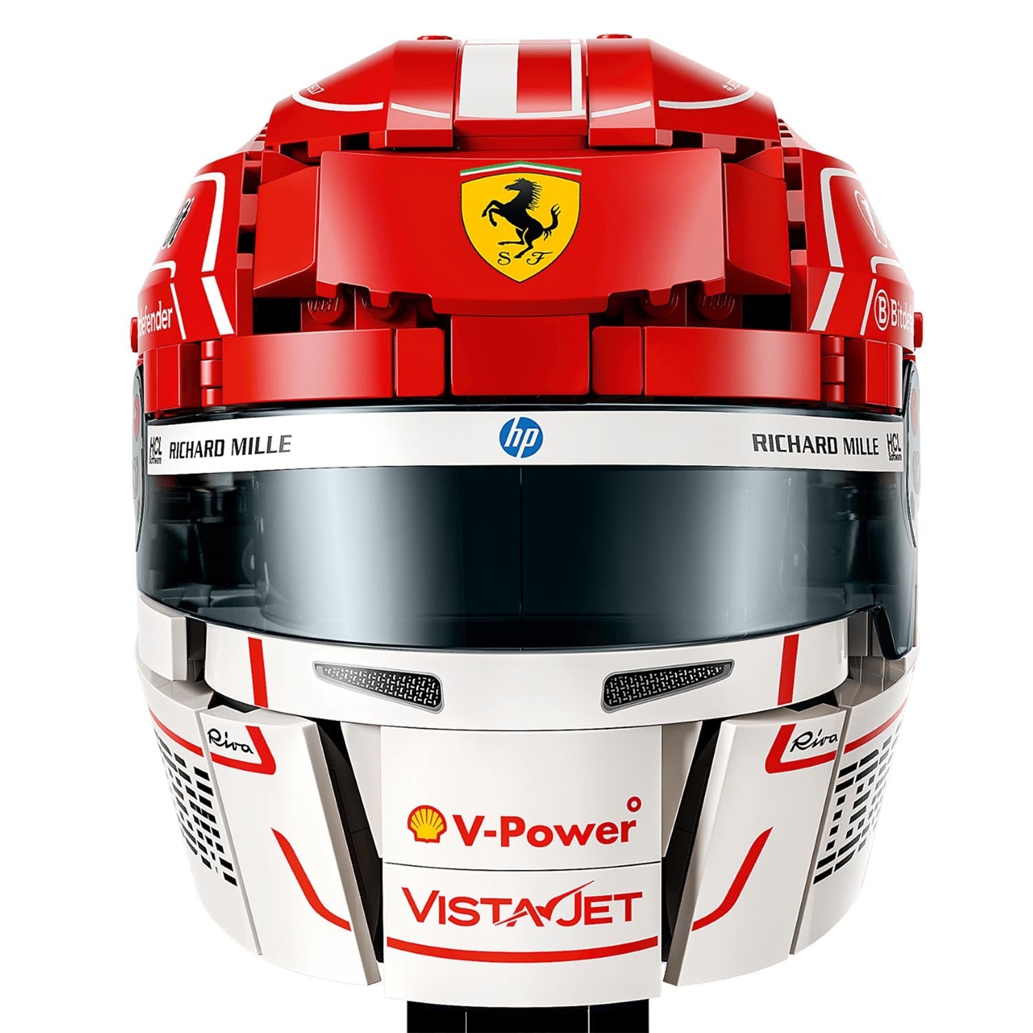 #16 Leclerc Scuderia Ferrari LEGO Helmet