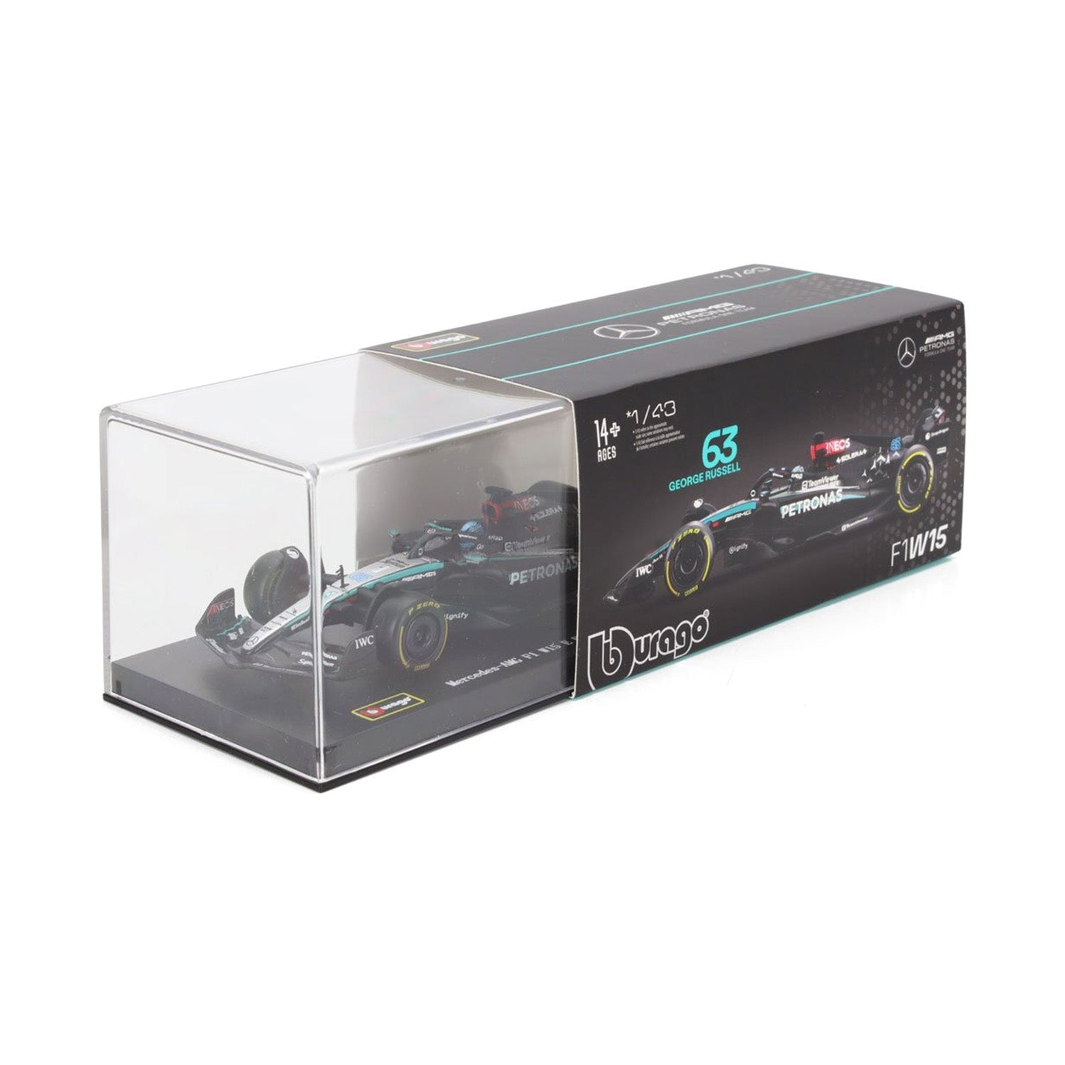 #63 Russell W15 2024 Season 1:43 Car Model