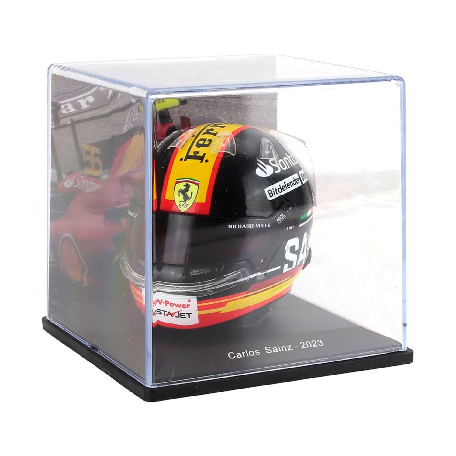 #55 Sainz 2023 Monza GP 1:5 Mini Helmet