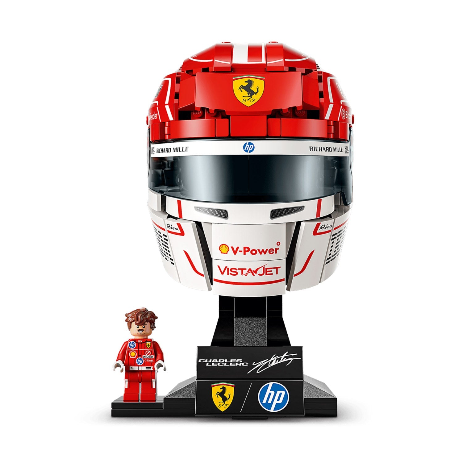 #16 Leclerc Scuderia Ferrari LEGO Helmet