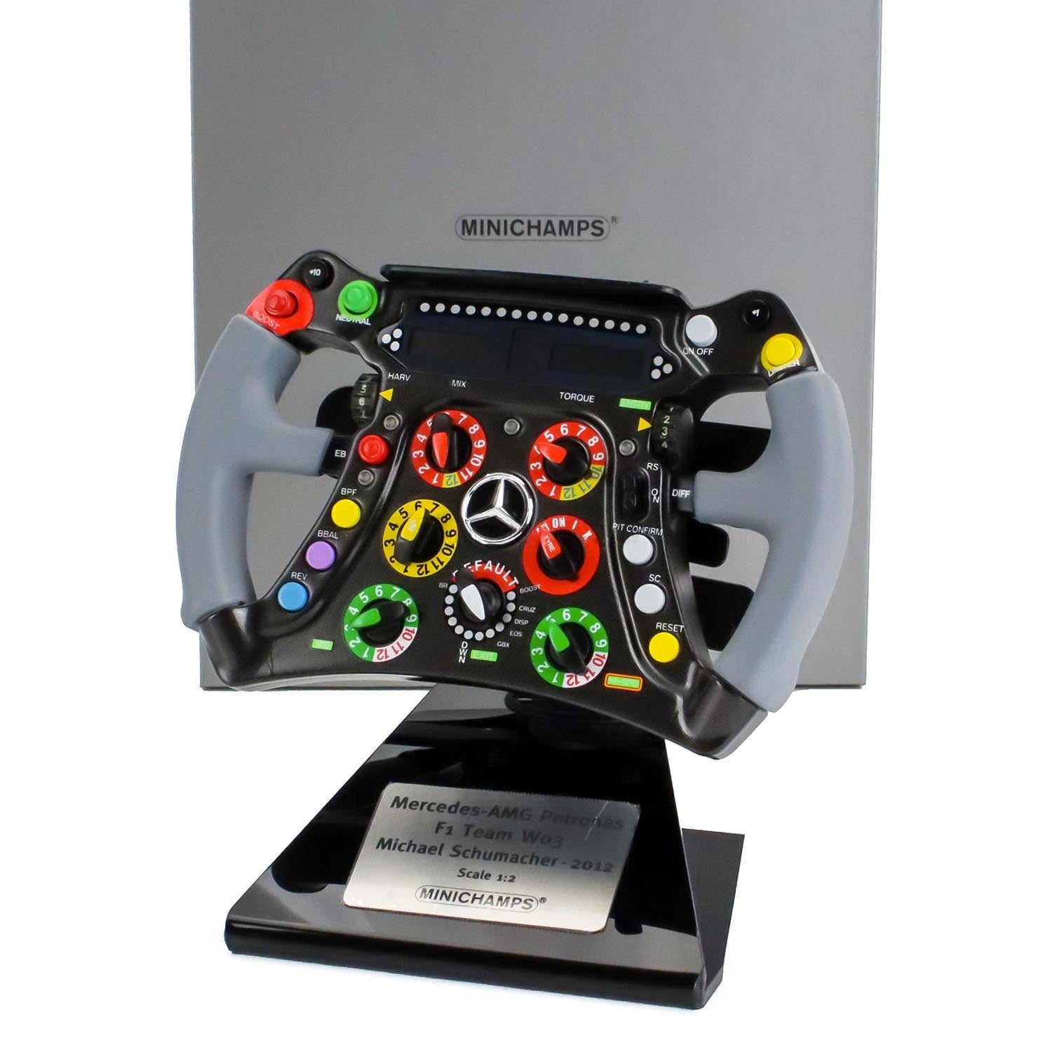 Michael Schumacher MGP W03 2012 Season 1:2 Steering Wheel Model