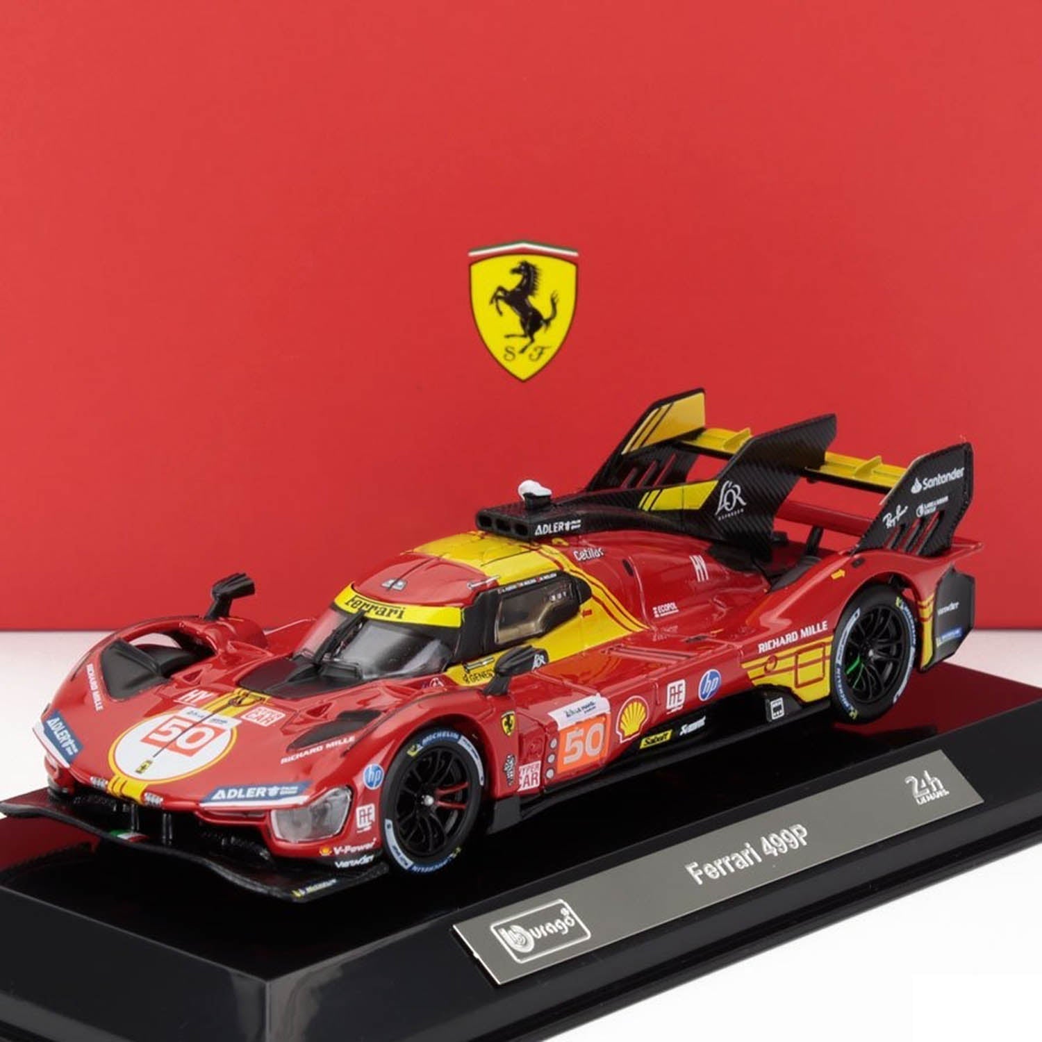 #50 Ferrari 499P Le Mans Winner 2024 1:43 Car Model