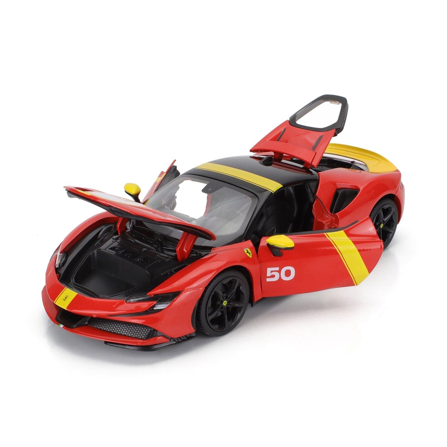 Ferrari SF90 Stradale Hybrid 1000hp #50 24h LE MANS Livery 1:18 Car Model