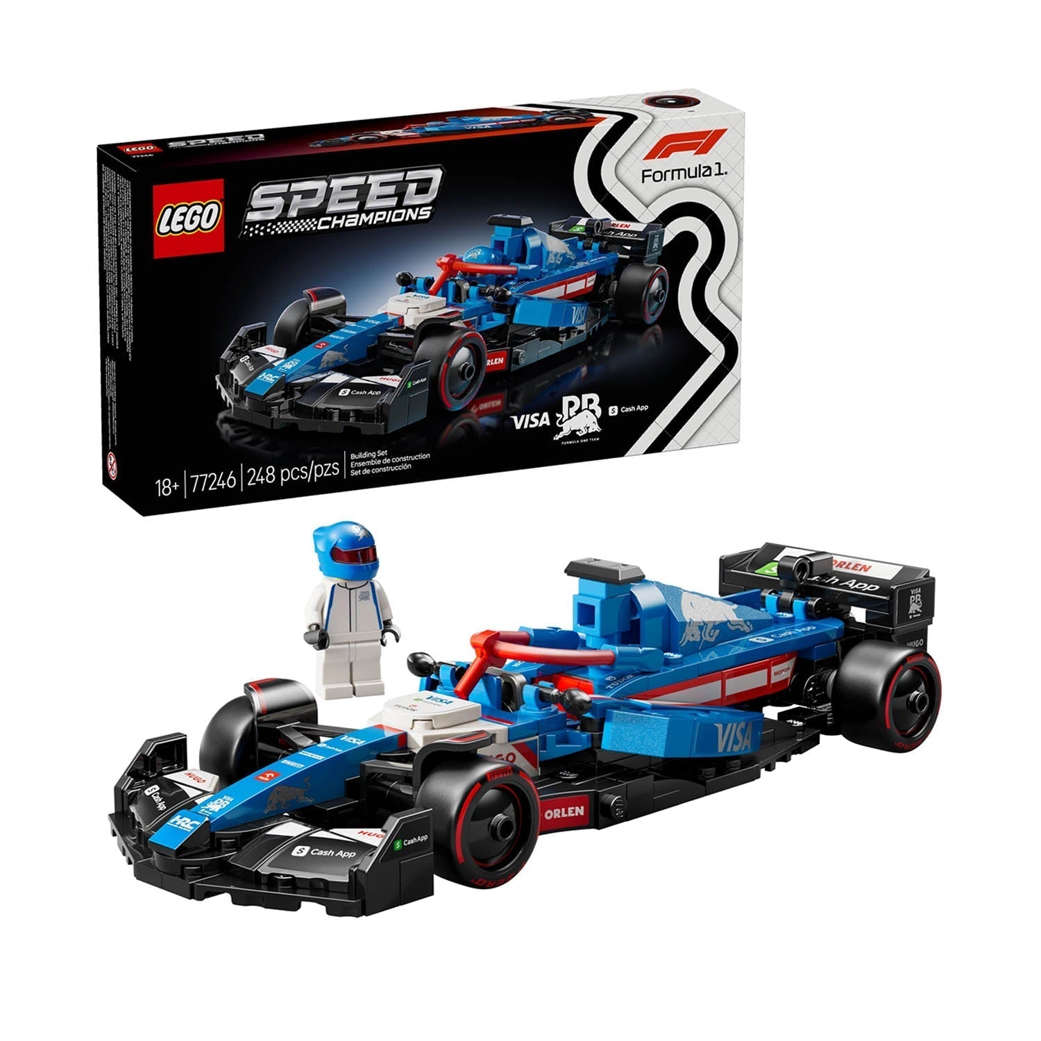 Racing Bulls VCARB01 2024 1:25 Lego Car Model