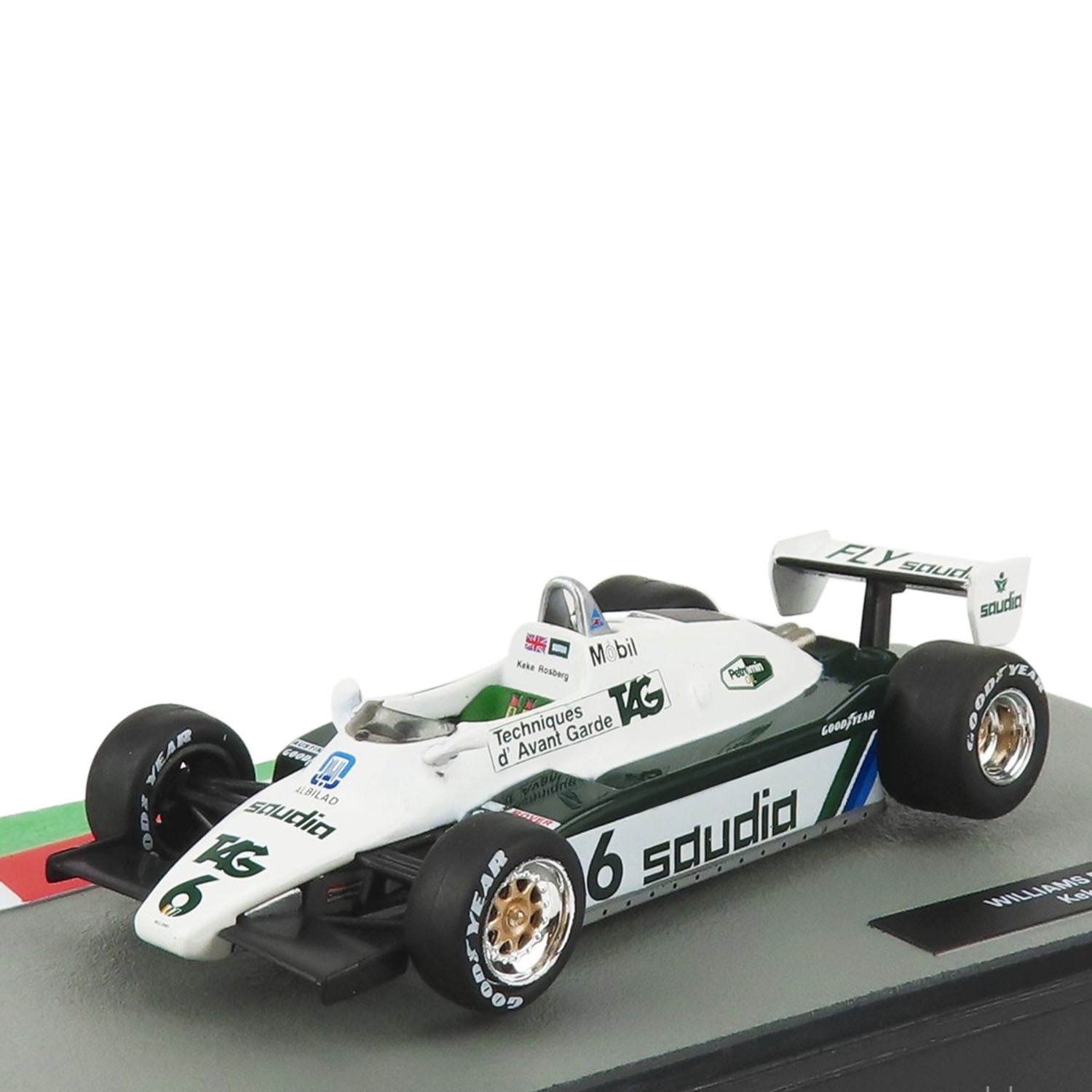 #6 Rosberg FW08 World Champion 1982 Fly Saudia 1:43 Car Model
