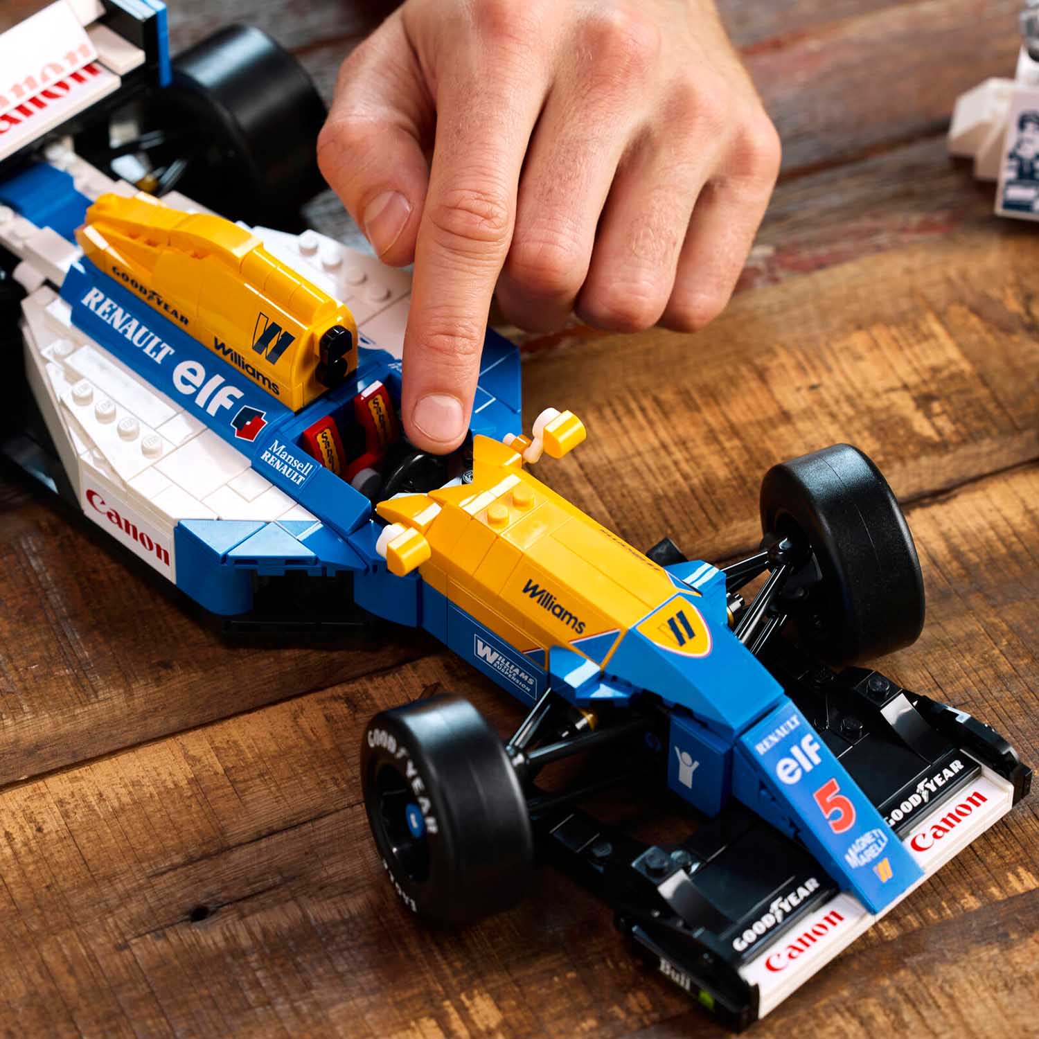 Williams F1 FW14B Nigel Mansell Lego Icons Car Model